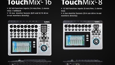 QSC Touch Mix 8 & 16 Review and Training