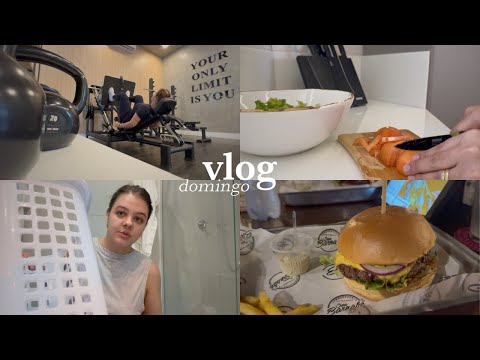 VLOG: rotina de domingo, almoço na minha mãe, deixando a casa arrumada pro final de semana e lanche.