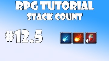 #12.5 Unity RPG Tutorial - Stack count