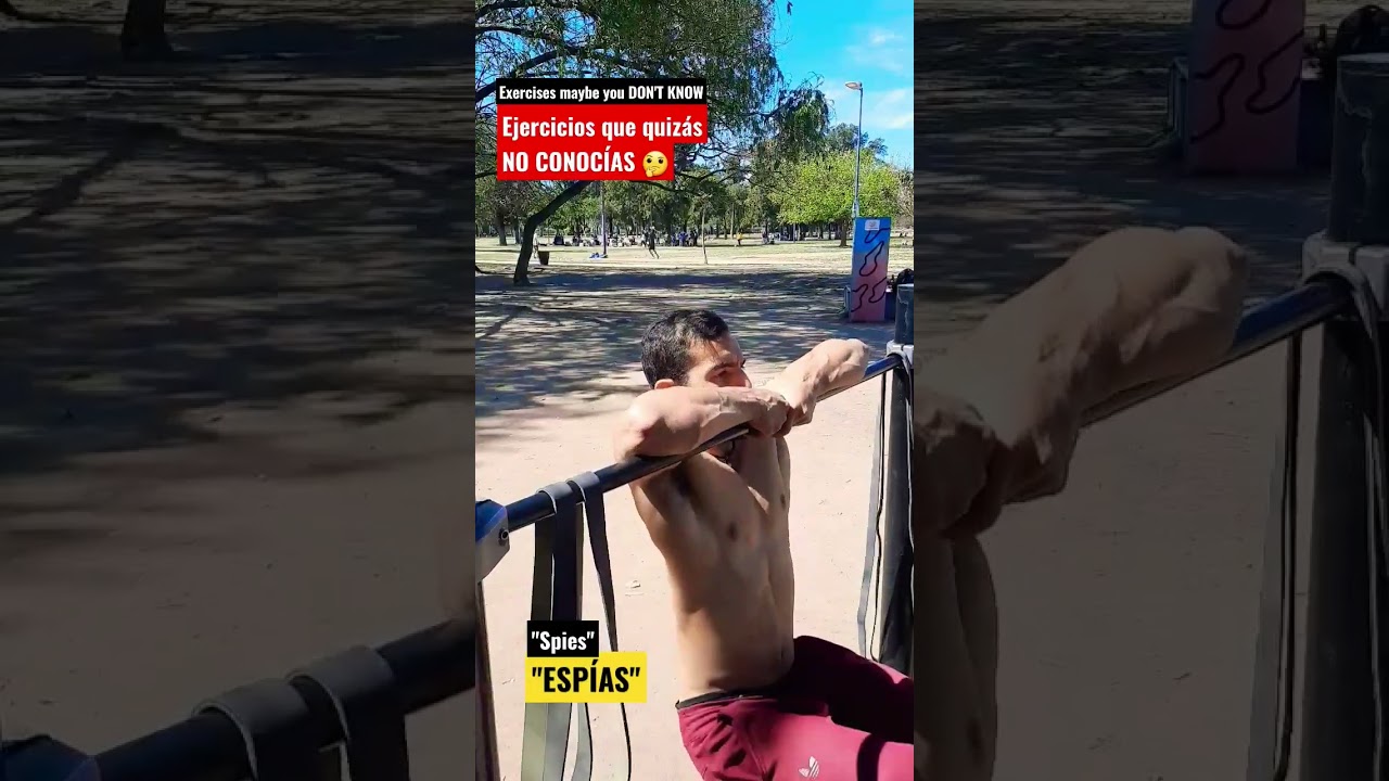 EJERCICIOS de CALISTENIA que quizás NO CONOCÍAS🤔 "ESPÍAS" 🤯