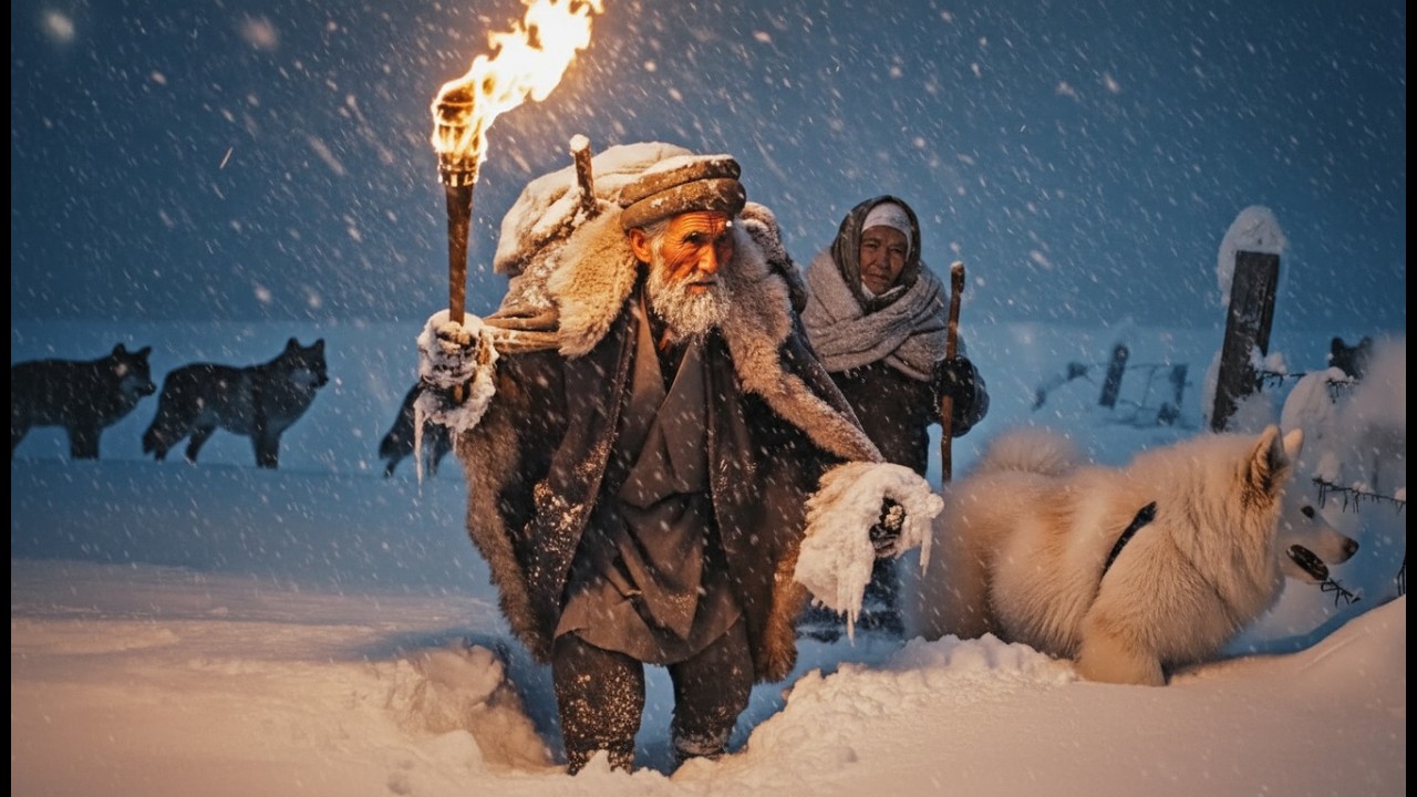 -76°C SURVIVAL: 94-Year-Old Couple’s Heroic Battle to Save Their Flock  From Wolves