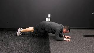Front Plank with Ankle Rock