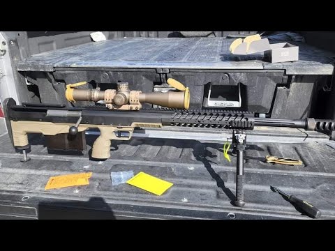 Desert Tech Srs 338lm vs HTI 50bmg comparison