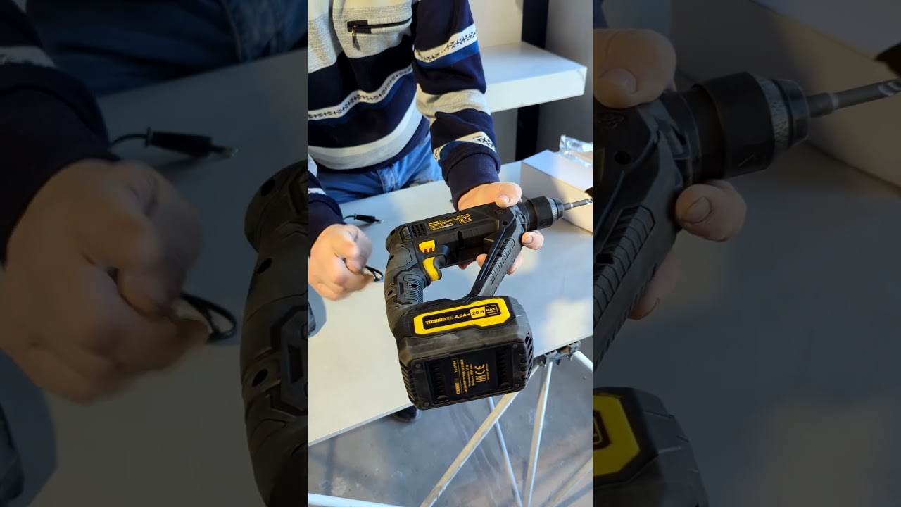 Тестируем Аккумуляторный перфоратор Technicom TC-CH420  