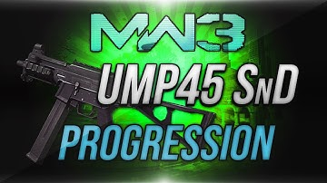 MW3: UMP45 SnD - Progression (Modern Warfare 3 Gameplay/Commentary)