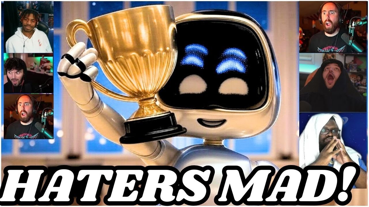 РЕАКЦИИ на лучшую игру года SALTY Astro Bot!