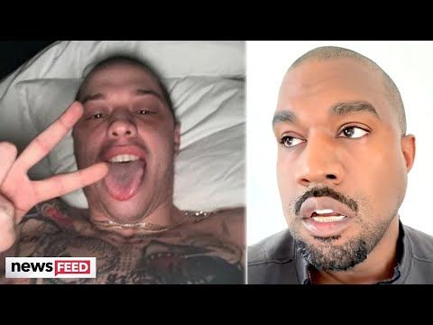 Pete Davidson Sends Kanye West A Photo IN BED With Kim Kardashian?!