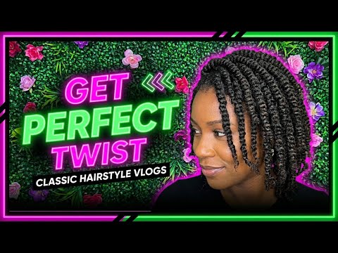 Two strand twist tutorial: Get Perfect twists first try this