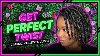 Two strand twist tutorial: Get Perfect twists first try this