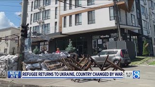 Refugee returns home to find Ukraine carrying on but changed by war