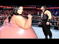  roman reigns vs fat babina  wwe raw full match