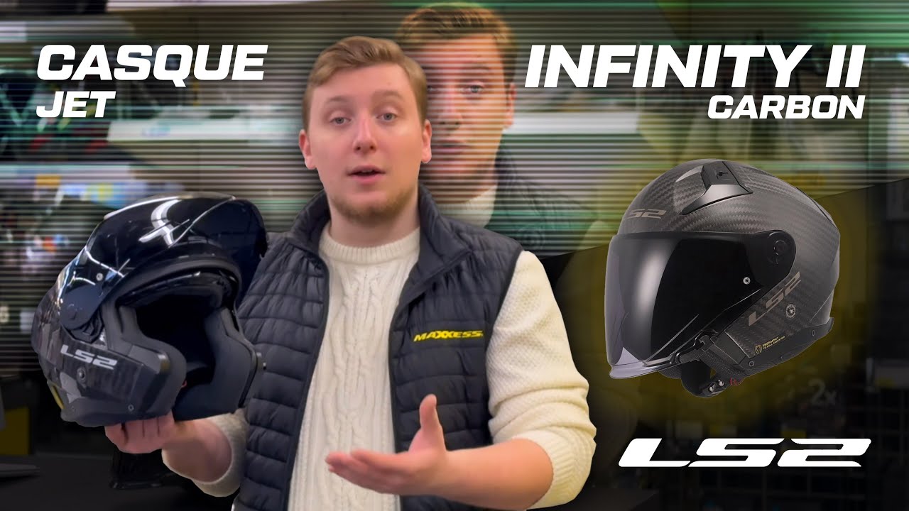 Test du casque jet LS2 Infinity II Carbon par Anthony de Maxxess Rouen
