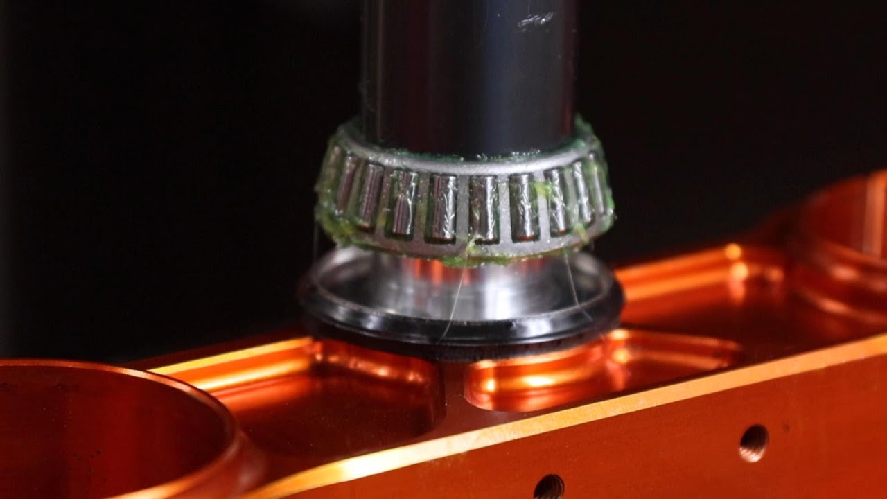 Motorcycle Steering Head Bearing Replacement YouTube