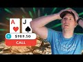 Ace high hero calling in a massive 2700 pot