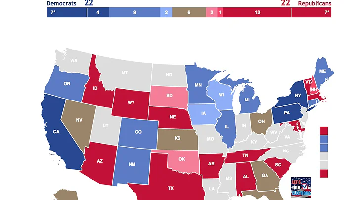 The 2018 Governor Elections as of October 20th, 2018