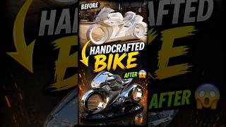 Handcrafted Motorcycle That Took 14 Hours of Precision Work #metalart #sculpture #shorts