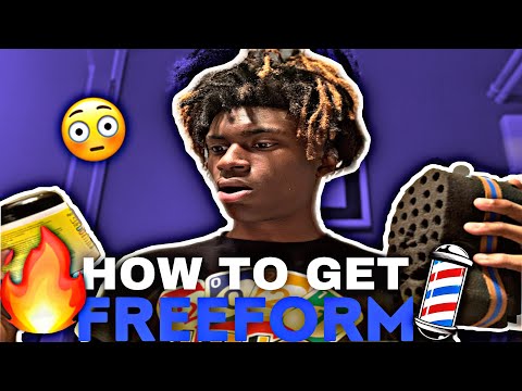 HOW TO GET FREEFORM DREADS / FADE **QUICK & FAST(HAIR TUTORIAL) 🔥