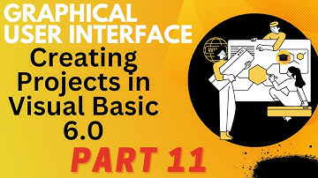 Creating Projects in Visual Basic 6.0 II Graphical User Interface (Computer Science) (Hindi)