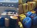 Ejército decomisa más de mil galones de combustible en Pedernales y Dajabón que pretendían cruzar de forma ilegal a Haití