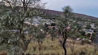 The town of Alice Springs from anzac hill lookout