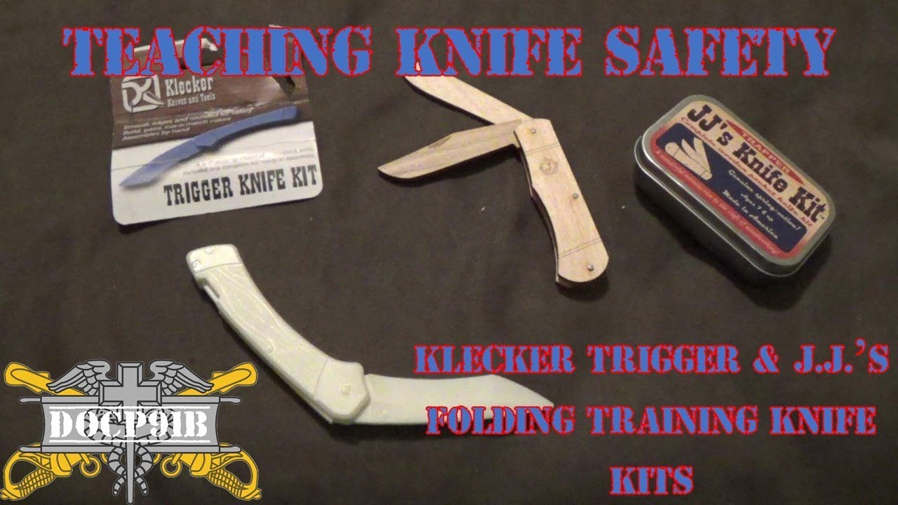 Teaching Kids Knife Safety Klecker Trigger & J.J.'s Folding Training
