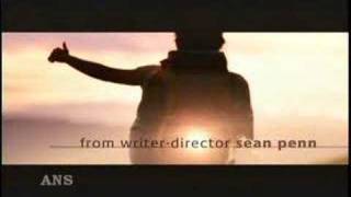 SEAN PENN PENS INTO THE WILD