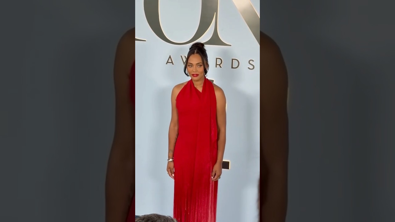 ayesha curry red dress Ayesha Curry Stuns In Red Dress While Promoting 'Family Food Fight'
