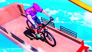 साइकिल स्टंट गेम: मेगा रैंप साइकिल रेसिंग स्टंट 2020 - एंड्रॉइड गेमप्ले # 1 screenshot 2