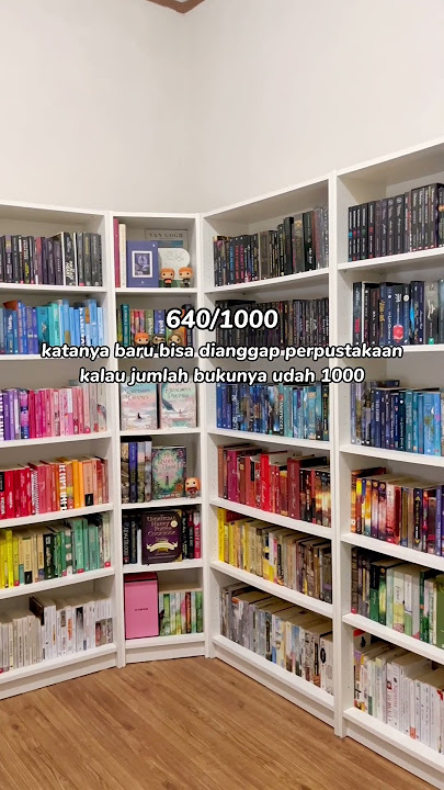 Perpustakaan | Rak Buku | Bookshelf #library #bookish #booktok #perpustakaan #perpus #buku #novel