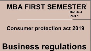 MBA 1st semester #calicutuniversity #businesslaw #mba #class #consumerprotectionact