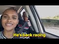 He’s back on track and the family is here to support!!