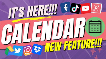 NEW CALENDAR FEATURE! Fill Your Content Calendar Using Our New Calendar Feature! 📅🔥