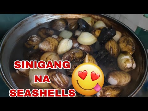 HOW TO COOK SEASHELLS SINIGANG SUPER YUMMY 😍🤤