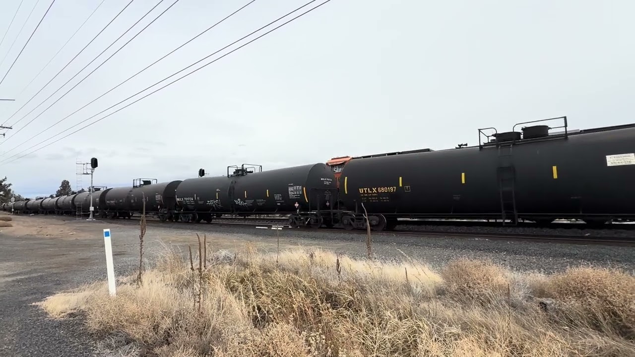 February 23, 2026 - Crude Oil Train - Rare here on the Oregon Trunk