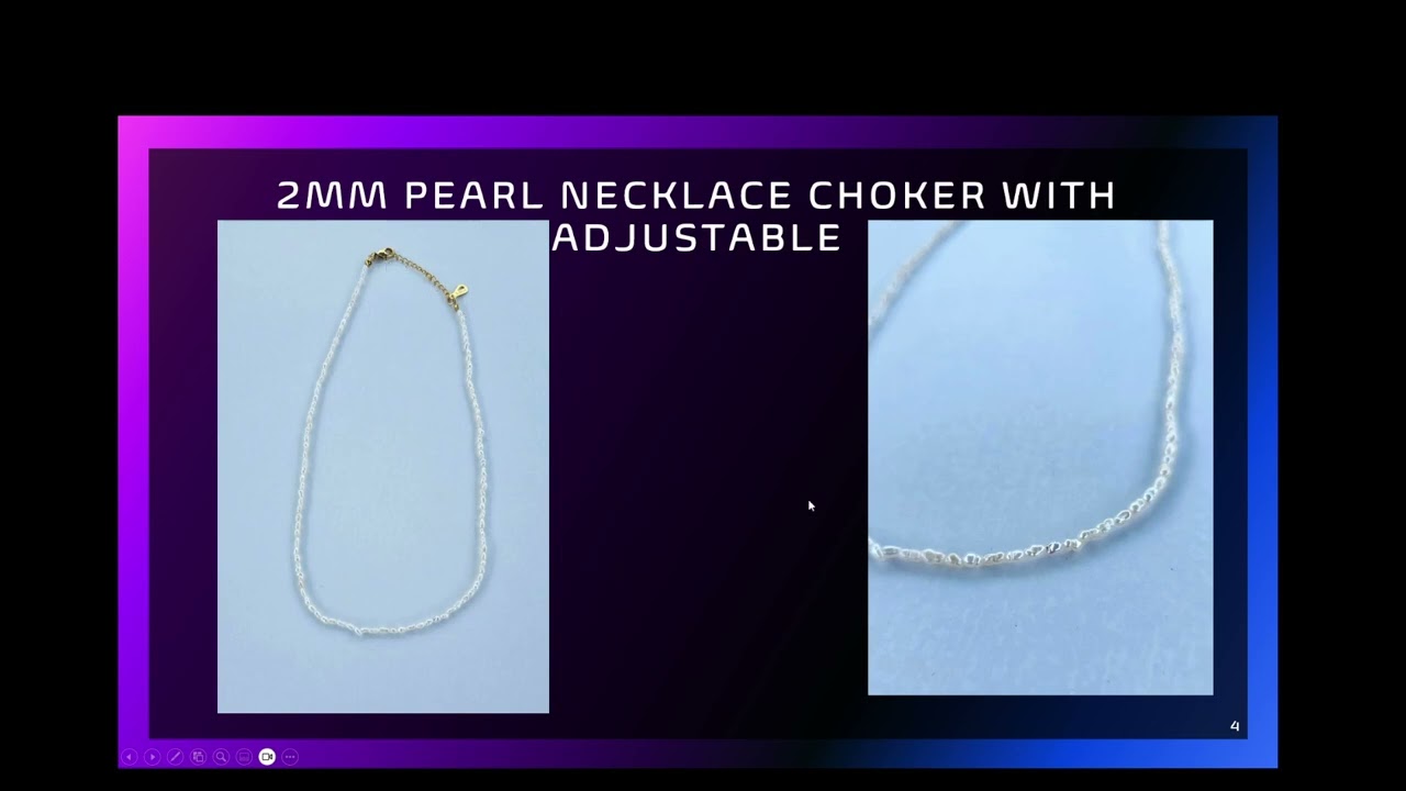 Pearl Necklaces - Pearl Chockers - Freshwater Pearl necklace 3 Pearls Review