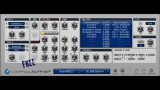 FREE VST - LINPLUG FREE ALPHA - SOUND DEMO