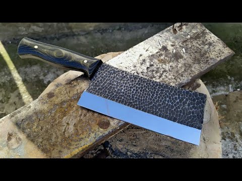 How to make an axe from a spring with your own hands