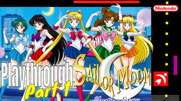 Sailor Moon Another Story - Snes Playthrough Part 1 - No Commentary