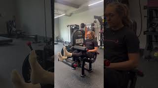 Eccentric 2 to 1 Leg Seated Hamstring Curl