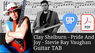 Video thumbnail of "Clay Shelburn - Pride And Joy cover - Stevie Ray Vaughan Guitar Tabs [TABS]"