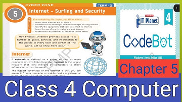 Internet - Surfing and Security | Explanation & Exercise Solutions | Ch -5 Class 4 Computer #codebot
