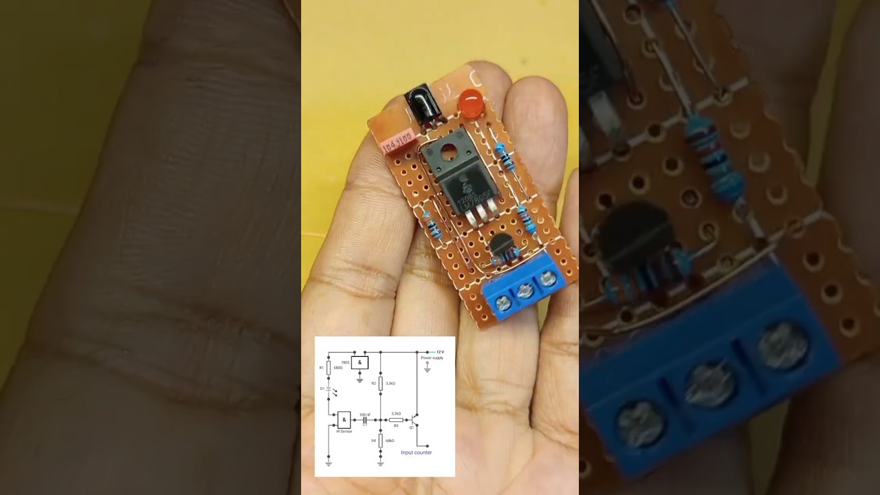 We are going to assemble Infrared Sensor interface digital Counter