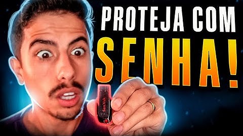 Como COLOCAR SENHA em um PENDRIVE | Atualizado!