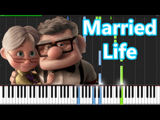 Married Life - Up [Piano Tutorial] (Synthesia) // PianoMavs class=