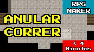 2 maneras de anular Correr, en RPG Maker MV
