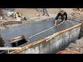 How to build an underground water tank from strong brick and cement