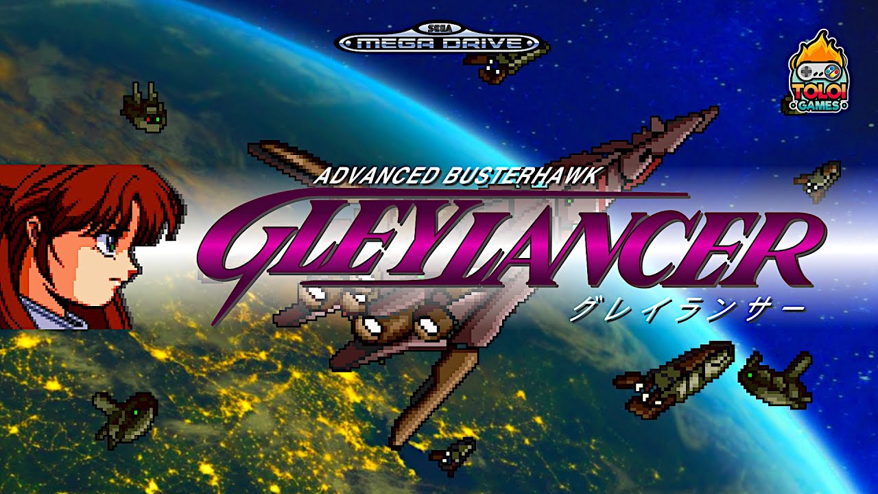 Gley Lancer [Mega Drive] Gameplay até zerar!