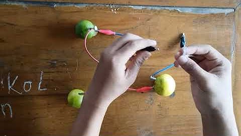 PRAKTIKUM KIMIA KELOMPOK 1 |MEMBUAT BATERAI BUAH (SEL VOLTA)✨