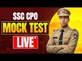 🔴 LIVE MOCK TEST | SSC CPO 2025: Practice Mock (Day 2) | Testbook
