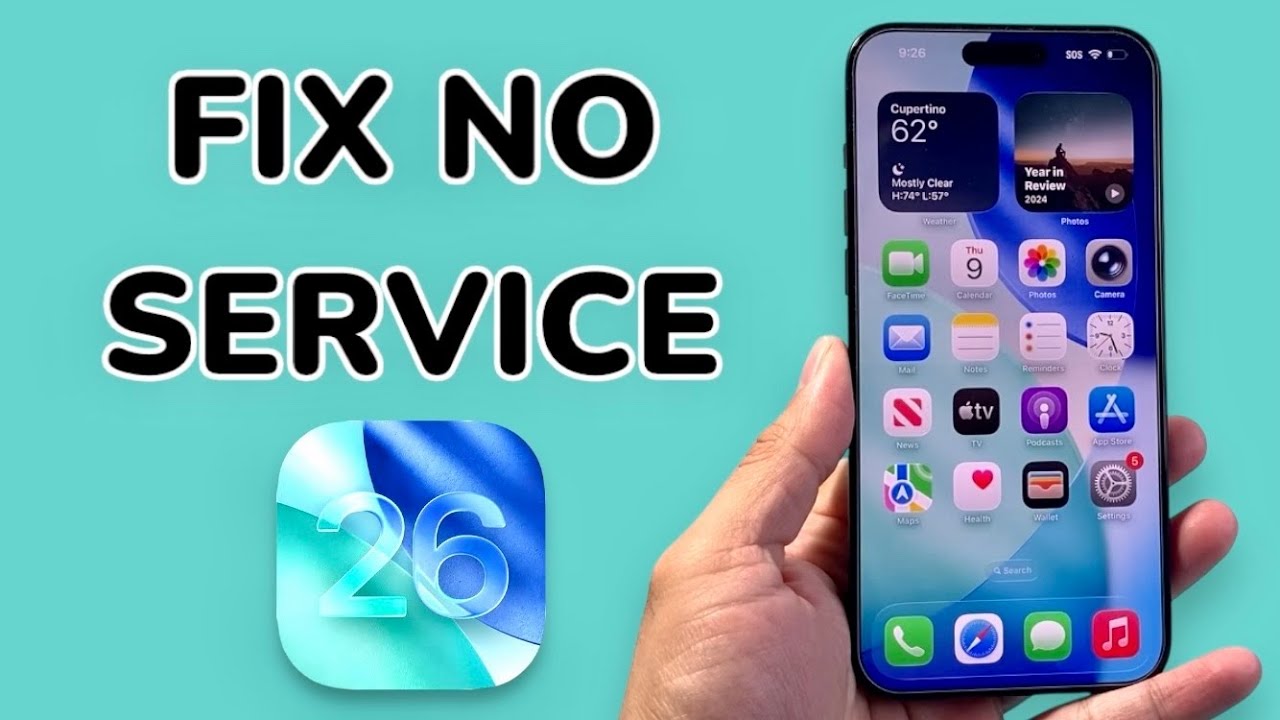 How To Fix No Service On iPhone (iOS 26)